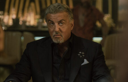 Sylvester Stallone as Dwight Manfredi in Tulsa King, episode 10, season 3, streaming on Paramount+, 2025. Photo Credit: Brian Douglas/Paramount+.