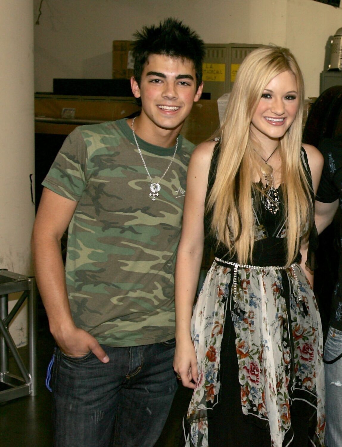 Joe Jonas and AJ Michalka at the Radio Disney Totally 10 Birthday Concert