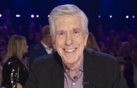 Tom Bergeron on Season 34, Episode 9, of ABC's 'Dancing With the Stars,' November 11, 2025.