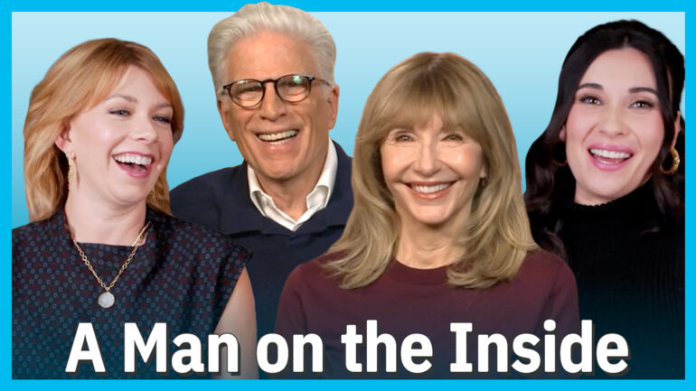 Mary Elizabeth Ellis, Ted Danson, Mary Steenburgen, and Lilah Richcreek Estrada for 'A Man on the Inside' Season 2