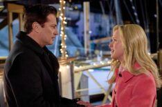 Wes Brown and Ginna Claire Mason in 'A Newport Christmas'