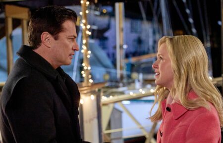 Wes Brown and Ginna Claire Mason in 'A Newport Christmas'