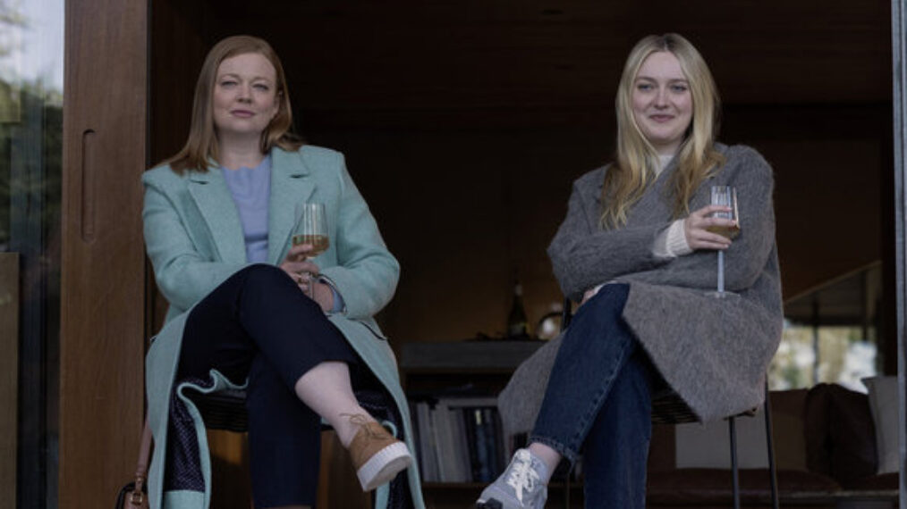 ALL HER FAULT -- Episode 108 -- Pictured: (l-r) Sarah Snook as Marissa Irvine, Dakota Fanning as Jenny Kaminski
