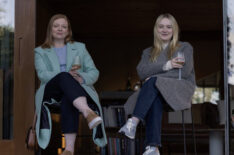 ALL HER FAULT -- Episode 108 -- Pictured: (l-r) Sarah Snook as Marissa Irvine, Dakota Fanning as Jenny Kaminski