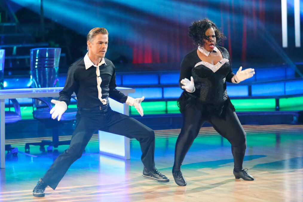 Derek Hough and Amber Riley