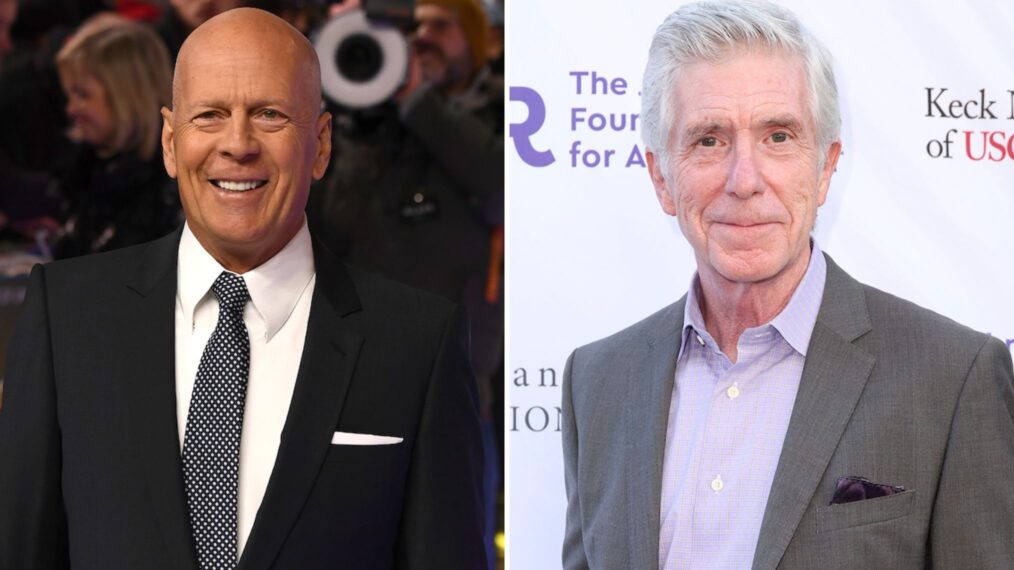 Bruce Willis and Tom Bergeron