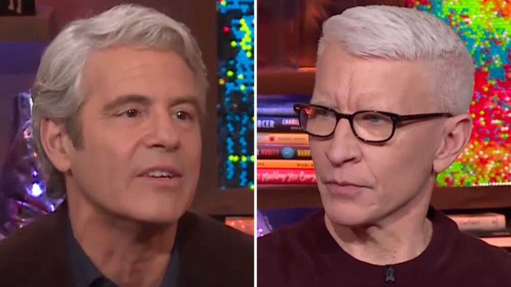 Andy Cohen and Anderson Cooper