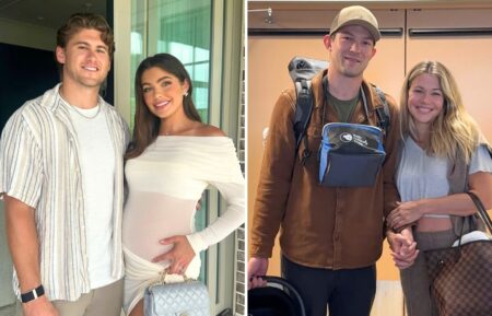 Hannah Ann Sluss and Jake Funk, Krystal Nielson and Miles Bowles together