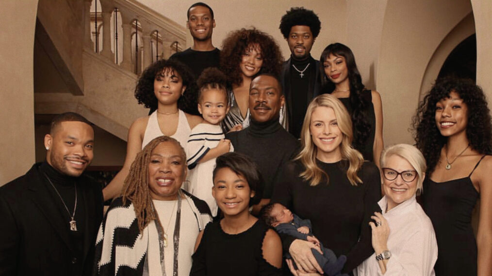 Eddie Murphy and his family as seen in 'Being Eddie' on Netflix