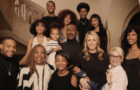 Eddie Murphy and his family as seen in 'Being Eddie' on Netflix