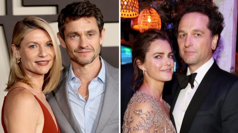 Claire Danes and Hugh Dancy (right), Keri Russell and Matthew Rhys (left)