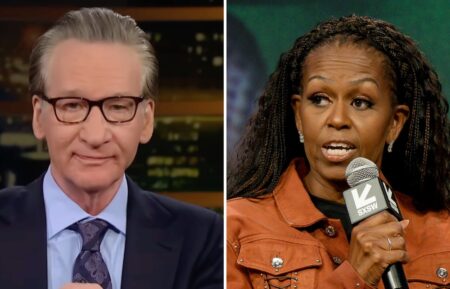 Bill Maher and Michelle Obama