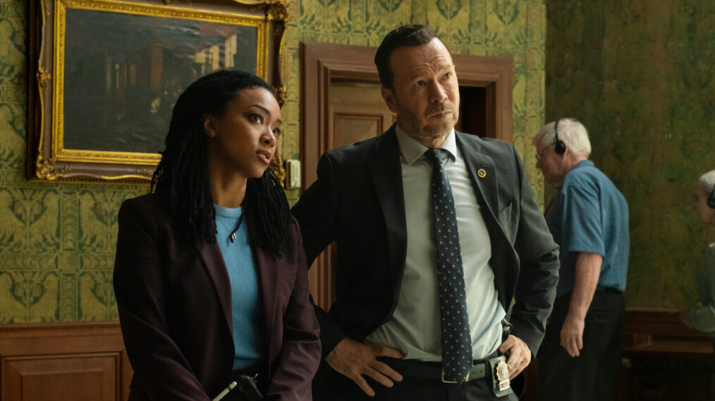 Sonequa Martin-Green and Donnie Wahlberg in 'Boston Blue' Season 1 Episode 5, 'Suffer the Children'