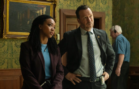 Sonequa Martin-Green and Donnie Wahlberg in 'Boston Blue' Season 1 Episode 5, 