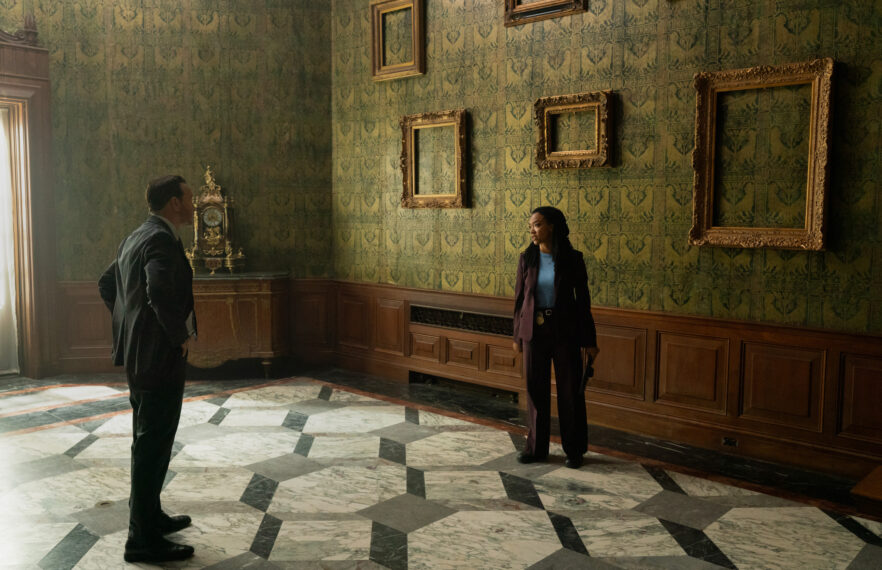 Sonequa Martin-Green and Donnie Wahlberg in 'Boston Blue' Season 1 Episode 5, "Suffer the Children'