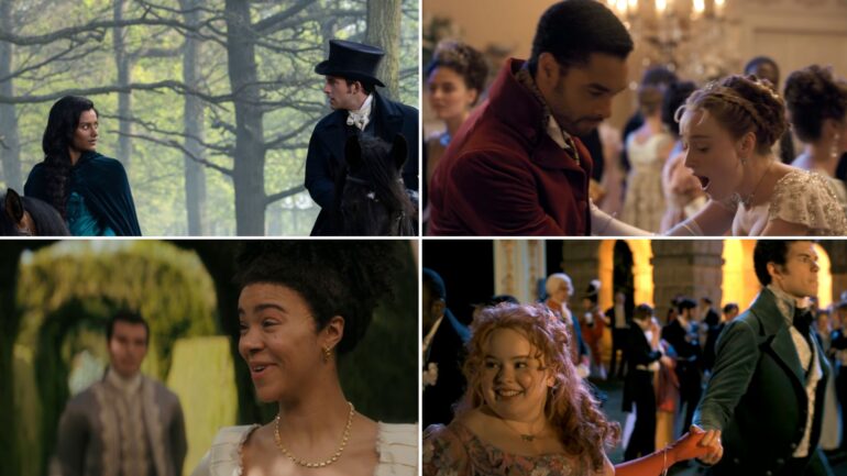 Kate and Anthony's first meeting, Daphne and Simon's first meeting, Penelope and Colin's first scene, Charlotte and George's first meeting