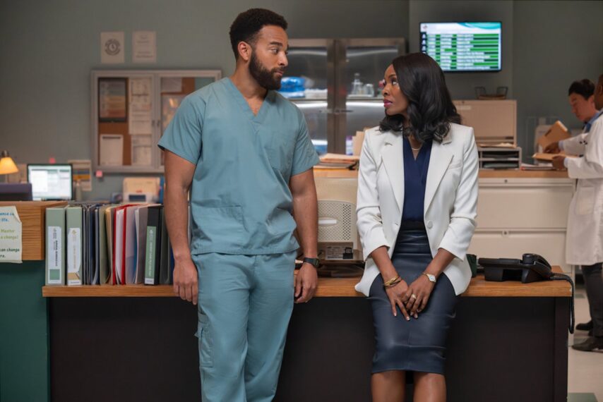 John Clarence Stewart as Dr. Anthony Thorne, Tamberla Perry as Dr. Carol Pierce — 'Brilliant Minds' Season 2 Episode 4 