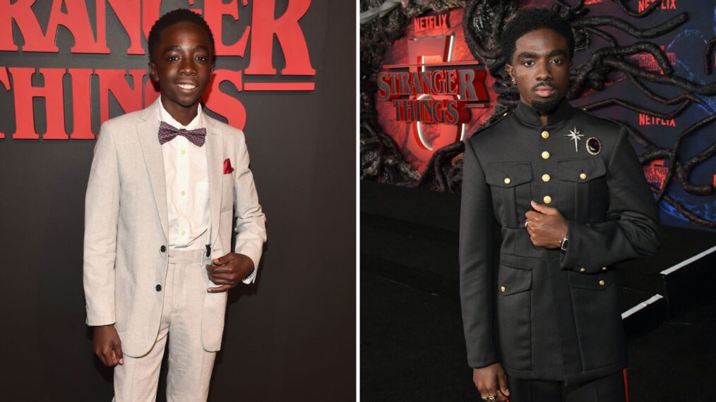 Caleb McLaughlin at 'Stranger Things' premieres 2016 and 2025