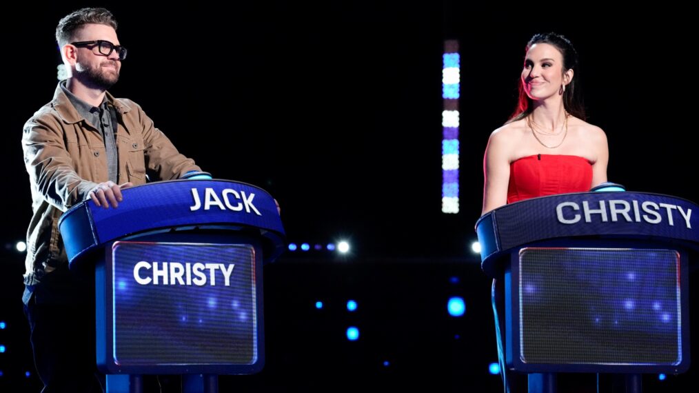CELEBRITY WEAKEST LINK: L-R: Jack Osbourne and Christy Carlson Romano in the CELEBRITY WEAKEST LINK "Special Forces" episode airing Monday, Nov. 10 (9:01-10:00 PM ET/PT) on FOX.