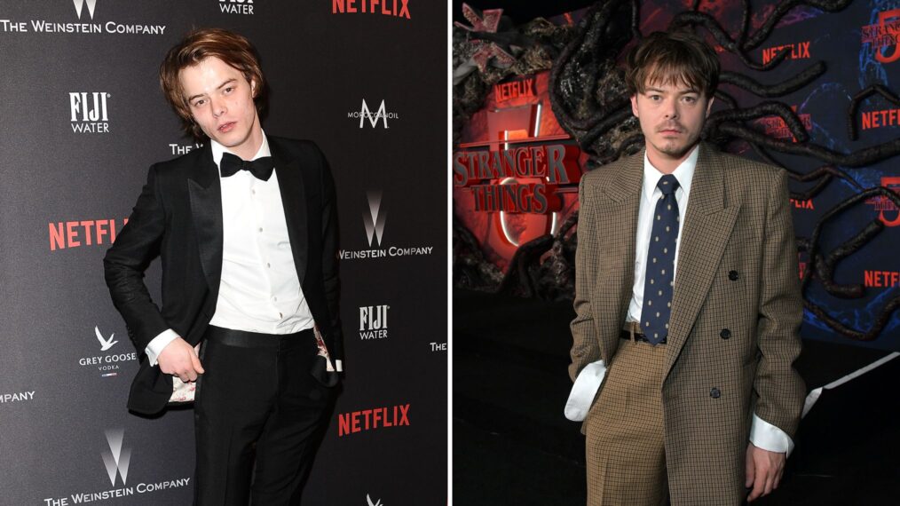 Charlie Heaton at 'Stranger Things' premieres 2017 and 2025