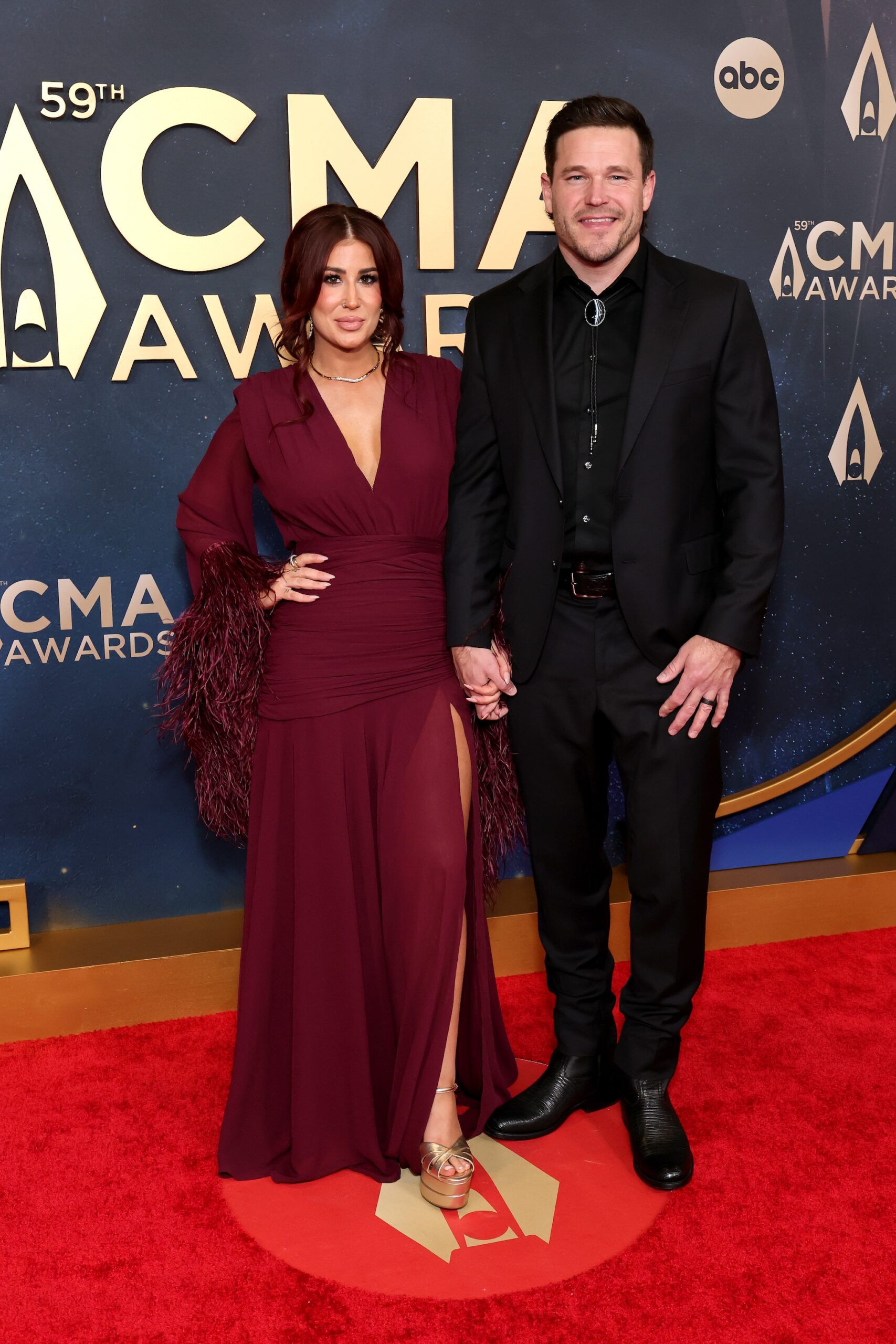 Chelsea DeBoer and Cole DeBoer attend the 59th Annual CMA Awards at Music City Center