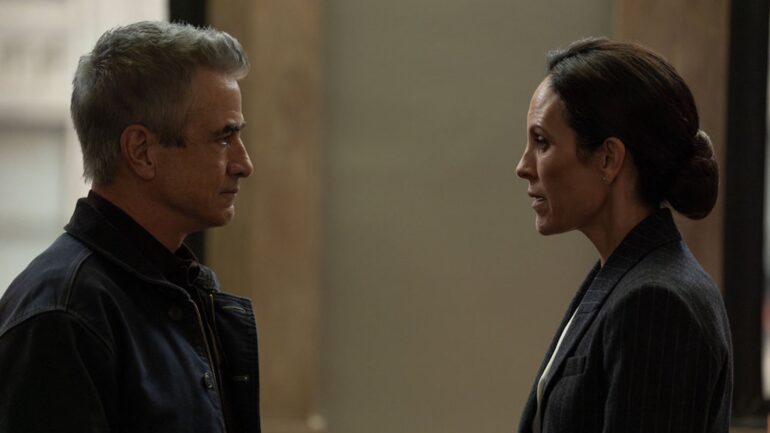 Dermot Mulroney as Dom Pascal, Annabeth Gish as Annette Davis — 'Chicago Fire' Season 14 Episode 6 "Broken Things"