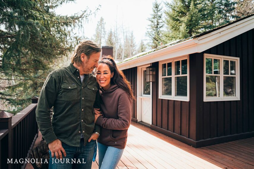 Chip and Joanna Gaines at their Colorado Mountain House