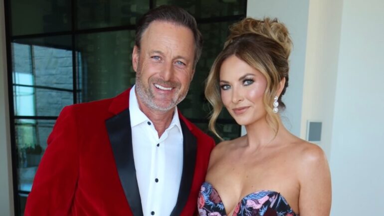 Chris Harrison and Lauren Zima