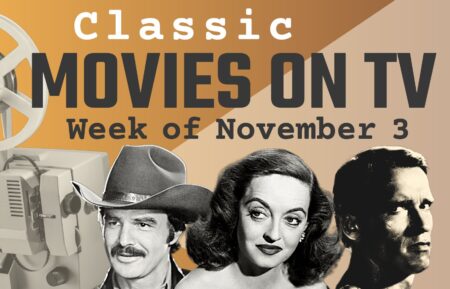 Classic movies airing on TV the week of November 3 – retro film collage