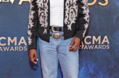 NASHVILLE, TENNESSEE - NOVEMBER 19: EDITORIAL USE ONLY Shaboozey attends the 59th Annual CMA Awards at Music City Center on November 19, 2025 in Nashville, Tennessee. (Photo by Emma McIntyre/Getty Images)