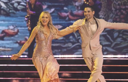 Elaine Hendrix and Alan Bersten