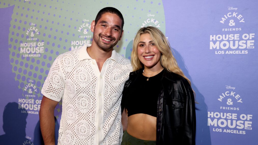 Alan Bersten and Emma Slater attend Disney's Mickey & Friends House of Mouse at NYA WEST on June 05, 2025