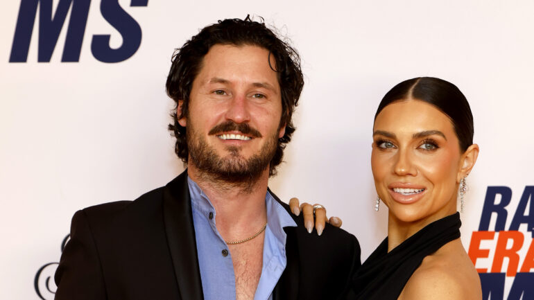 Val Chmerkovskiy and Jenna Johnson Chmerkovskiy attend the 32nd Annual Race To Erase MS Gala