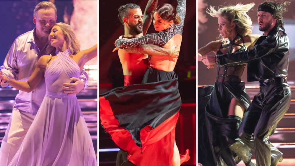 Andy Richter, Emma slater, Mark Ballas, Whitney Levitt, Alix Earle, Val Chmerkovskiy