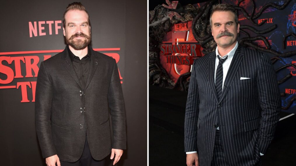 David Harbour at 'Stranger Things' premieres 2016 and 2025