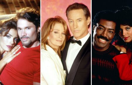 Kristian Alfonso and Peter Reckell, Deidre Hall and Drake Hogestyn, James Reynolds and Renee Jones on 'Days of Our Lives'