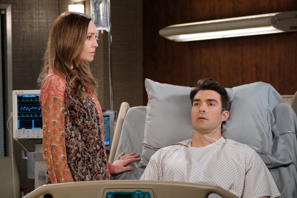 Emily O'Brien and Peter Porte on 'Days of Our Lives'