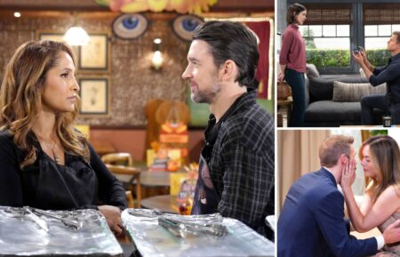 Christel Khalil and Billy Flynn on 'The Young and the Restless,' Katelyn MacMullen and Cameron Mathison on 'General Hospital'; Scott Clifton and Annika Noelle on 'The Bold and the Beautiful'