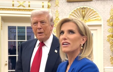 Donald Trump and Laura Ingraham