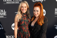 Elaine Hendrix and Lisa Ann Walter at the 2025 Rock and Roll Hall of Fame Induction Ceremony at Peacock Theater in Los Angeles on November 8, 2025