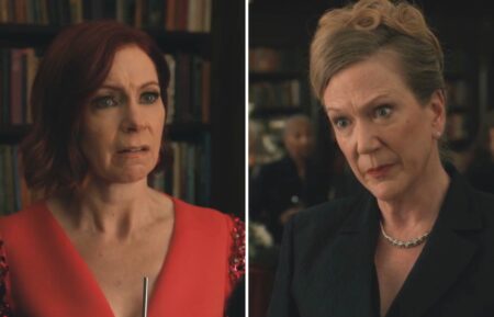 Carrie Preston and Henny Russell in 'Elsbeth' Season 3 Episode 6, 'Bunker Down'
