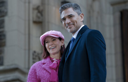 Carrie Preston as Elsbeth Tascioni and Ivan Hernandez as Alec Bloom in 'Elsbeth' Season 3 Episode 5, 'Poetic Justice'
