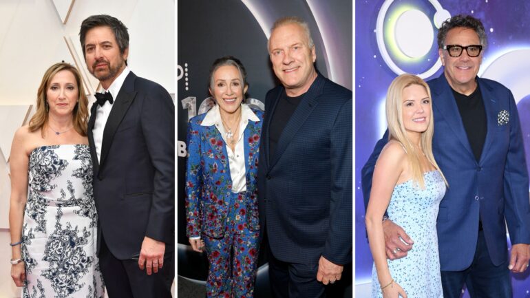 Ray Romano and Anna Romano, Patricia Heaton and David Hunt, Brad Garrett and IsaBeall Quella