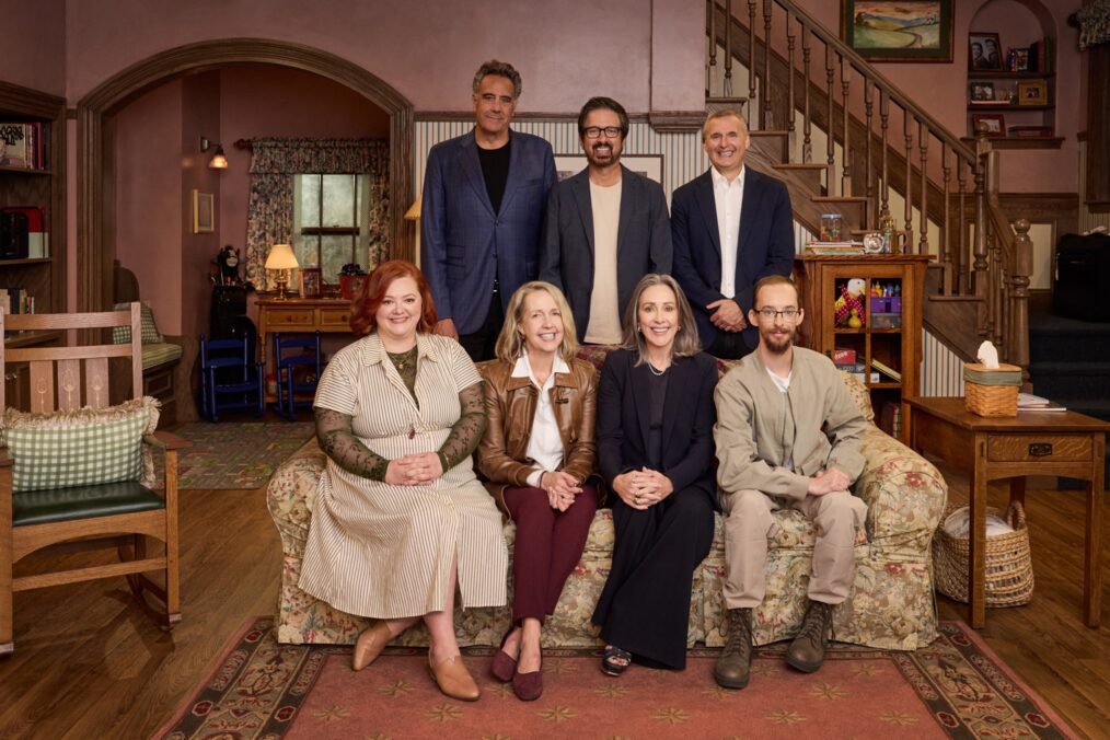 Brad Garrett, Ray Romano, Phil Rosenthal, Sullivan Sweeten, Patricia Heaton, Monica Horan, and Madylin Sweeten for 'Everybody Loves Raymond: 30th Anniversary Reunion'