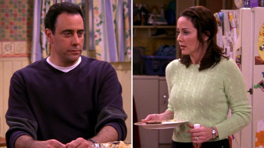 Brad Garrett and Patricia Heaton in 'Everybody Loves Raymond'