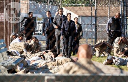 John Boyd as Scola, Zeeko Zaki as OA, Missy Peregrym as Maggie, and Juliana Aiden Martinez as Eva — 'FBI' Season 8 Episode 7 