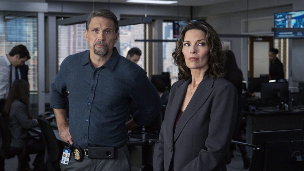Jeremy Sisto as Assistant Special Agent in Charge Jubal Valentine and Alana De La Garza as Special Agent in Charge Isobel Castille — 'FBI' Season 8 Episode 7 'Fadeaway'