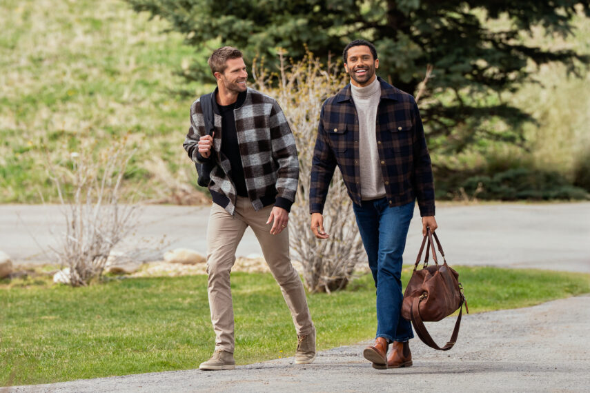 Davey Fisher, Gabriel Thaxton in 'Finding Mr. Christmas' Season 2