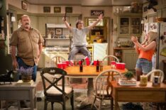 Will Sasso, Dougie Baldwin, and Emily Osment in 'Georgie & Mandy's First Marriage' Season 2