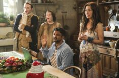 Brandon Scott Jones, Betsy Sodaro, Utkarsh Ambudkar, and Sheila Carrasco in 'Ghosts' Season 5